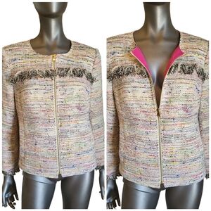 385. Trina Turk Colorful Jacket - Size Large